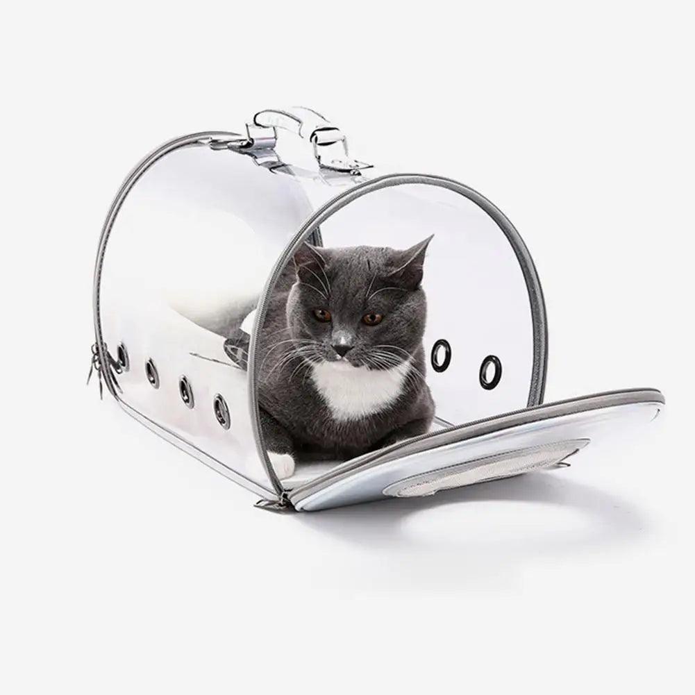 Pet Carrier Portable Cat Transparent - whiskerwonderland