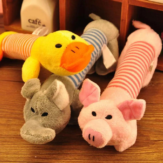 Elephant Pig Duck Squeaky Resistant Dog Pets Accessories - whiskerwonderland