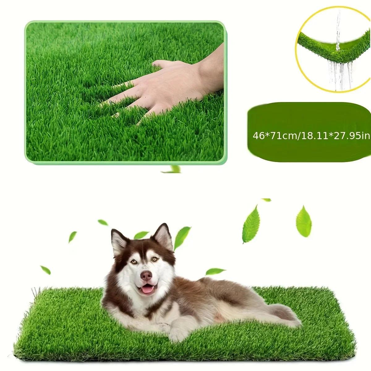 Washable Dog Grass Mat - whiskerwonderland