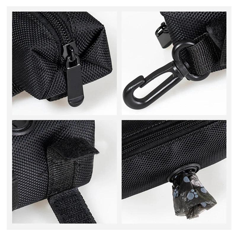 Pet Dog Poop Bag Holder Leash Attachment - whiskerwonderland