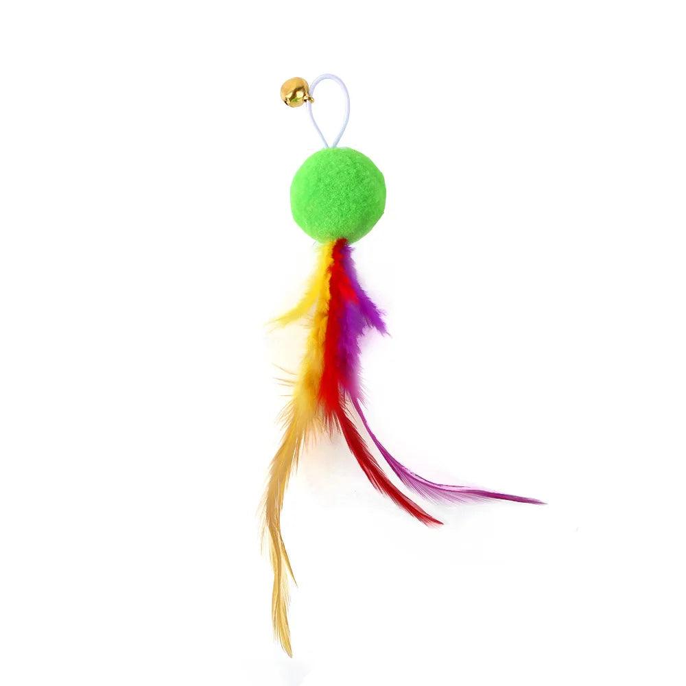 Funny Cat Stick Toy - whiskerwonderland