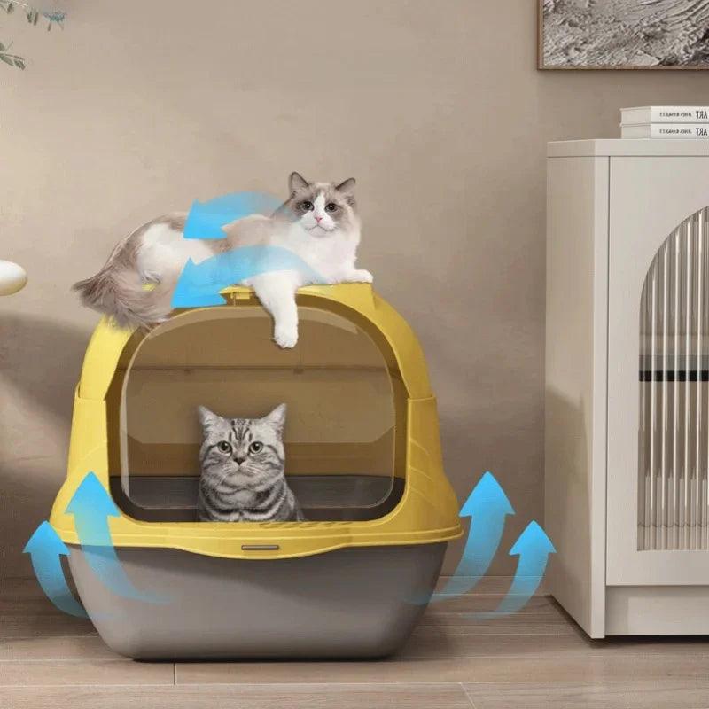 Large Pet Cat Toilet - whiskerwonderland