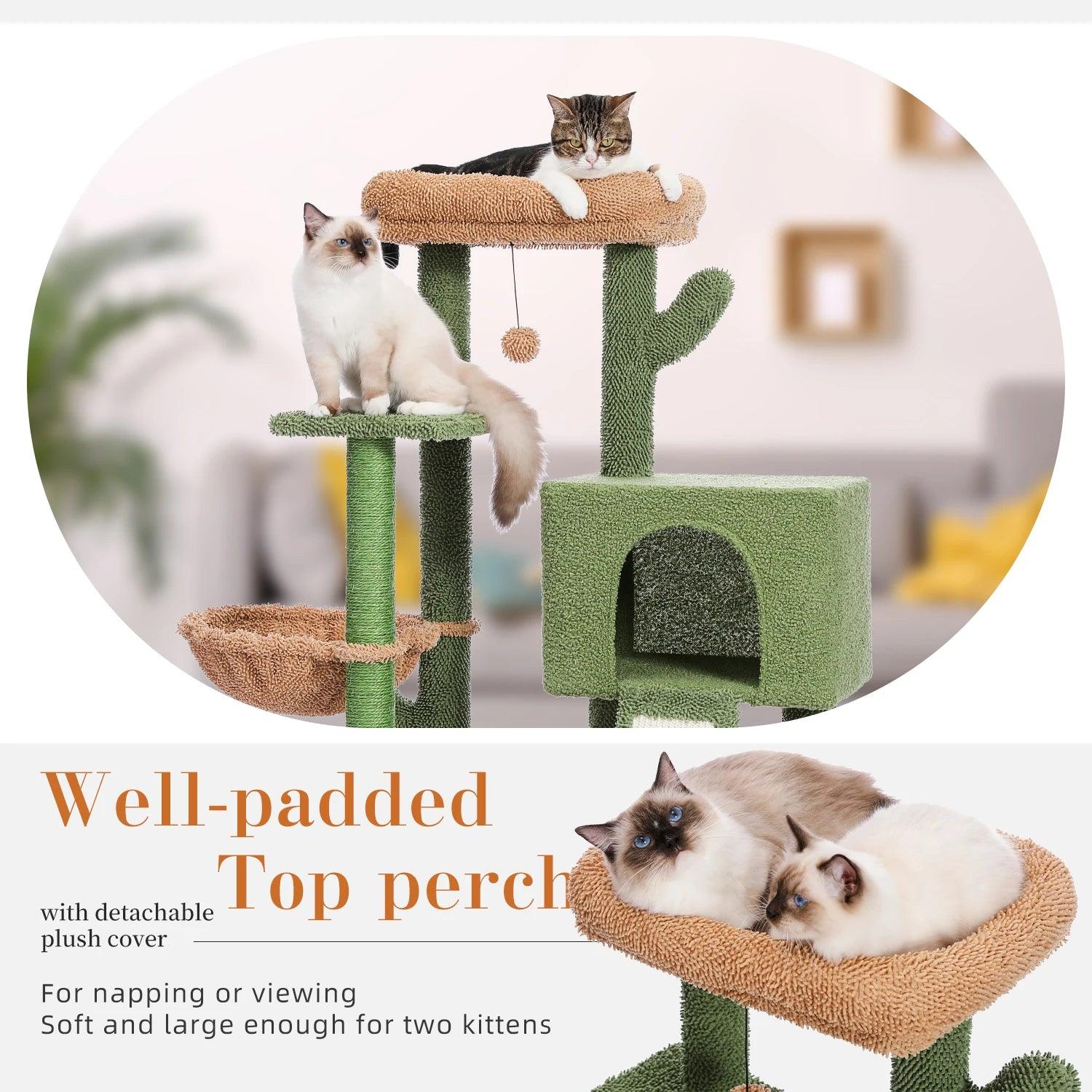 Cactus Cat Tree - whiskerwonderland