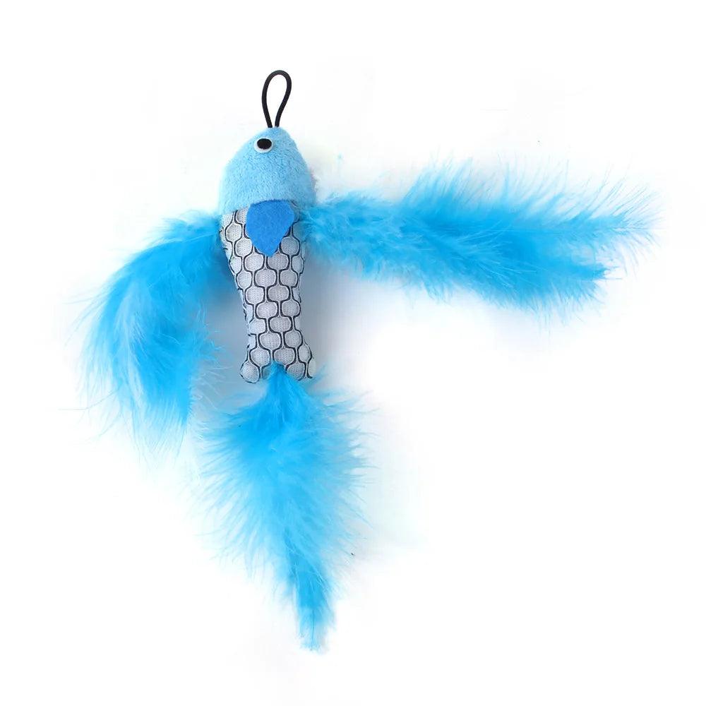 Funny Cat Stick Toy - whiskerwonderland