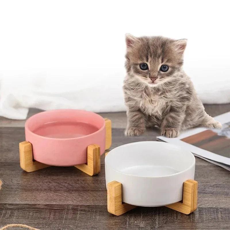 Ceramic Pet Bowl - whiskerwonderland