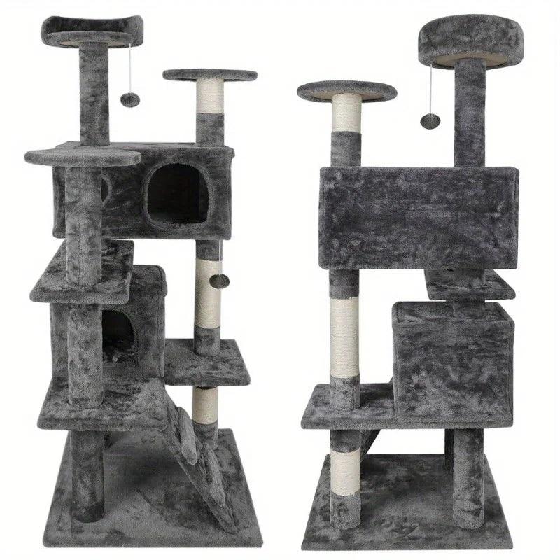 Cat Tree Tower Large Playing House - whiskerwonderland