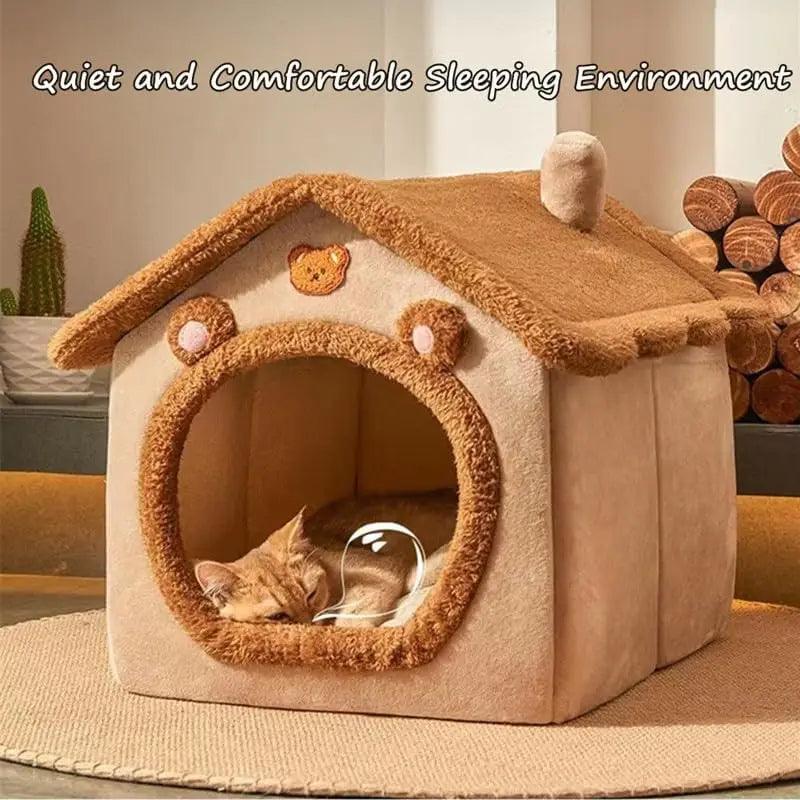 Pet House Dog Bed - whiskerwonderland