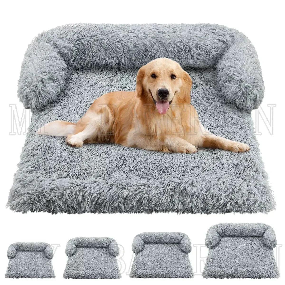 soft pet dog bed sofa - whiskerwonderland