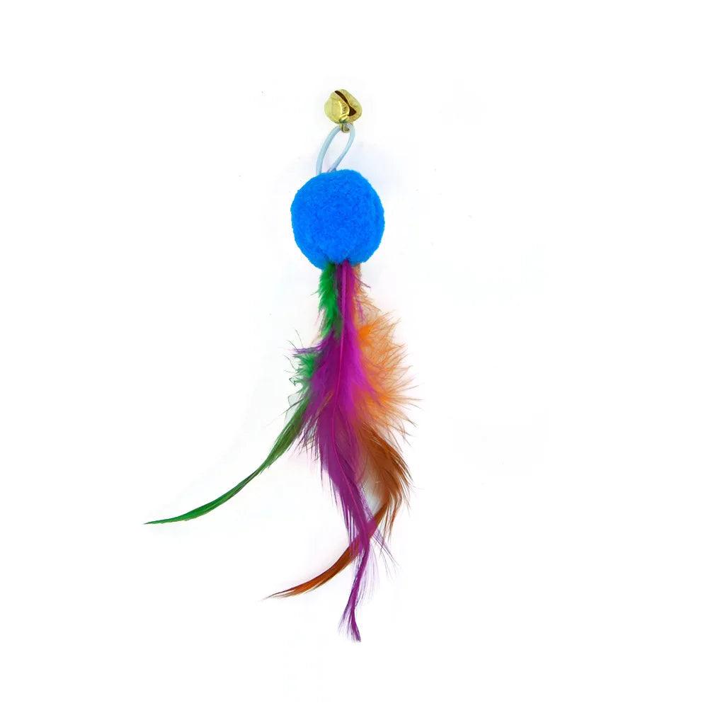 Funny Cat Stick Toy - whiskerwonderland