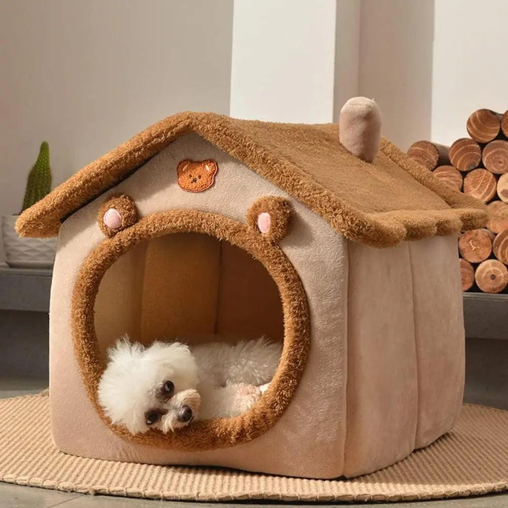 Pet House Dog Bed - whiskerwonderland