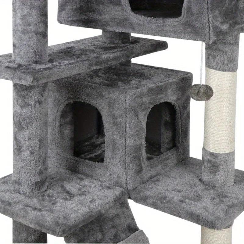 Cat Tree Tower Large Playing House - whiskerwonderland