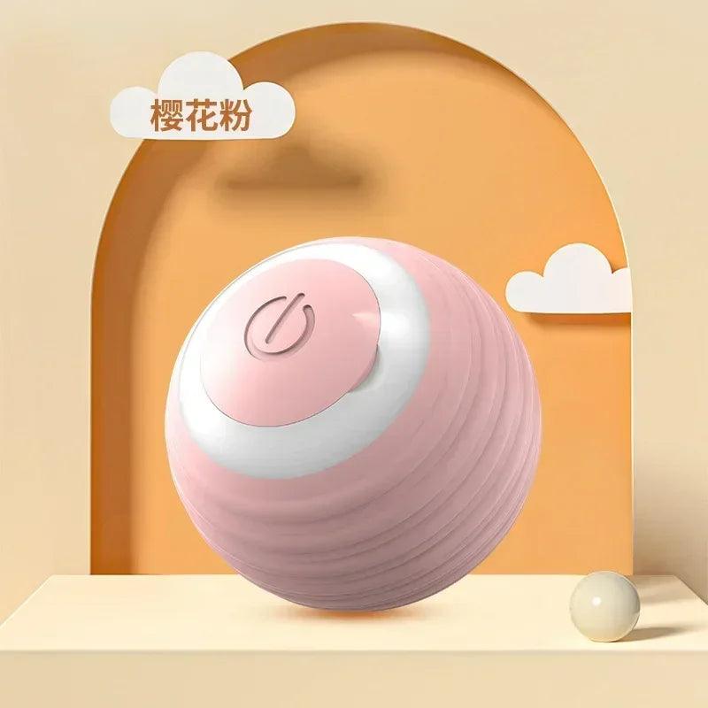 Pet Interactive Ball Smart Pet Cat Toys Indoor Automatic Rolling - whiskerwonderland