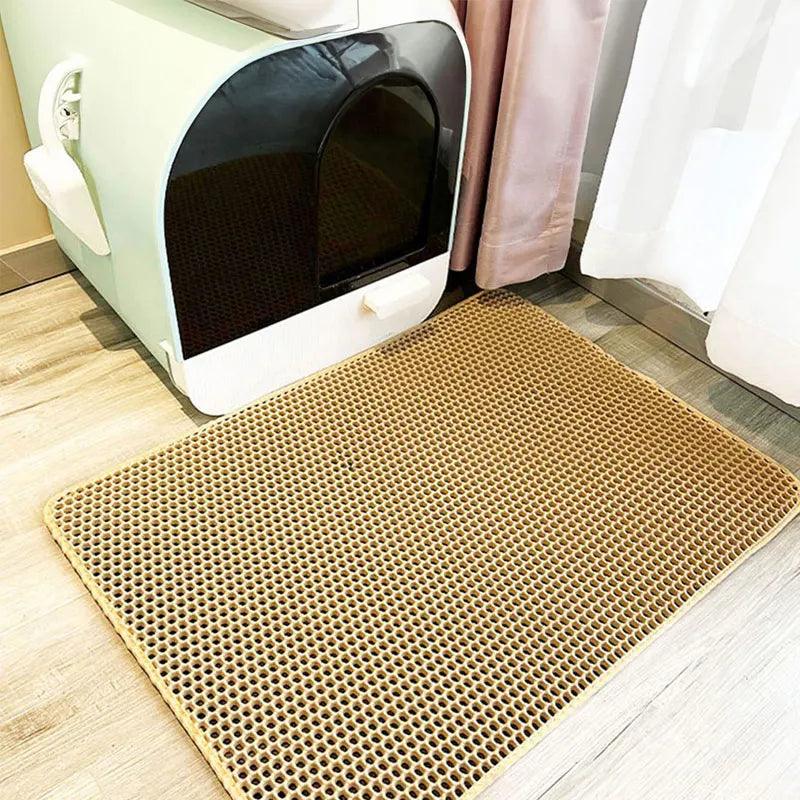 Pet Cat Litter Mat Waterproof - whiskerwonderland