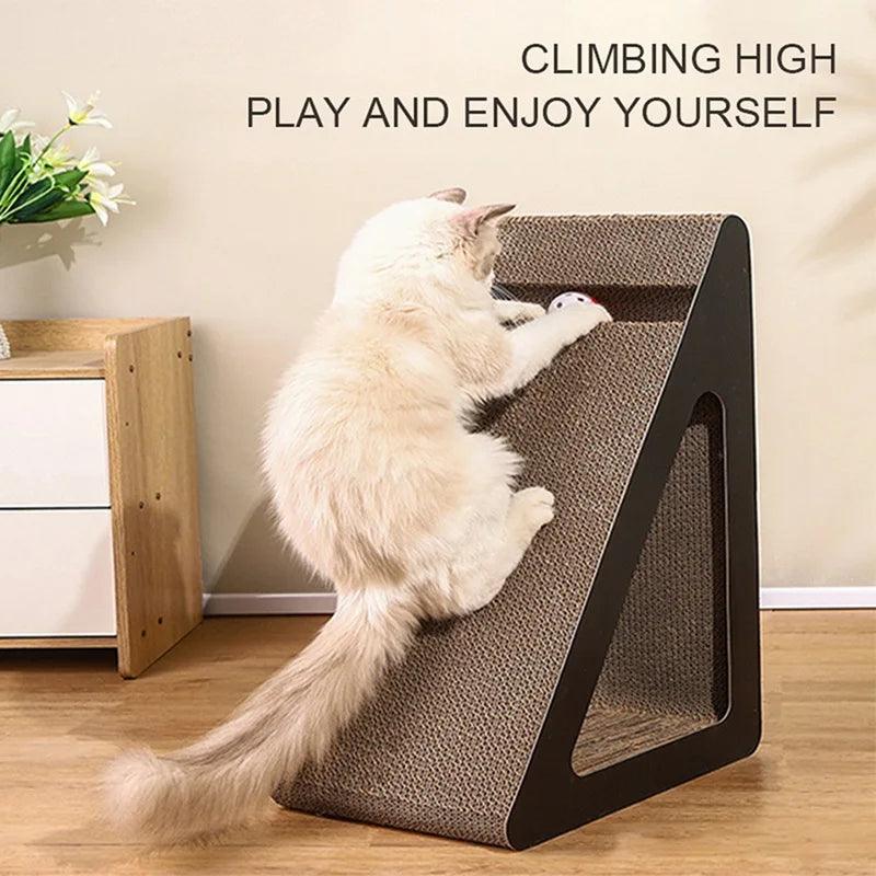 Cat Scratch Cardboard with Rotating Ball - whiskerwonderland