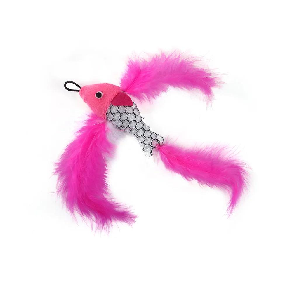 Funny Cat Stick Toy - whiskerwonderland