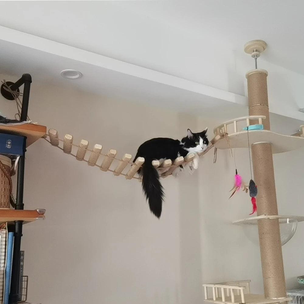 Cat Tree Wall Mounted - whiskerwonderland