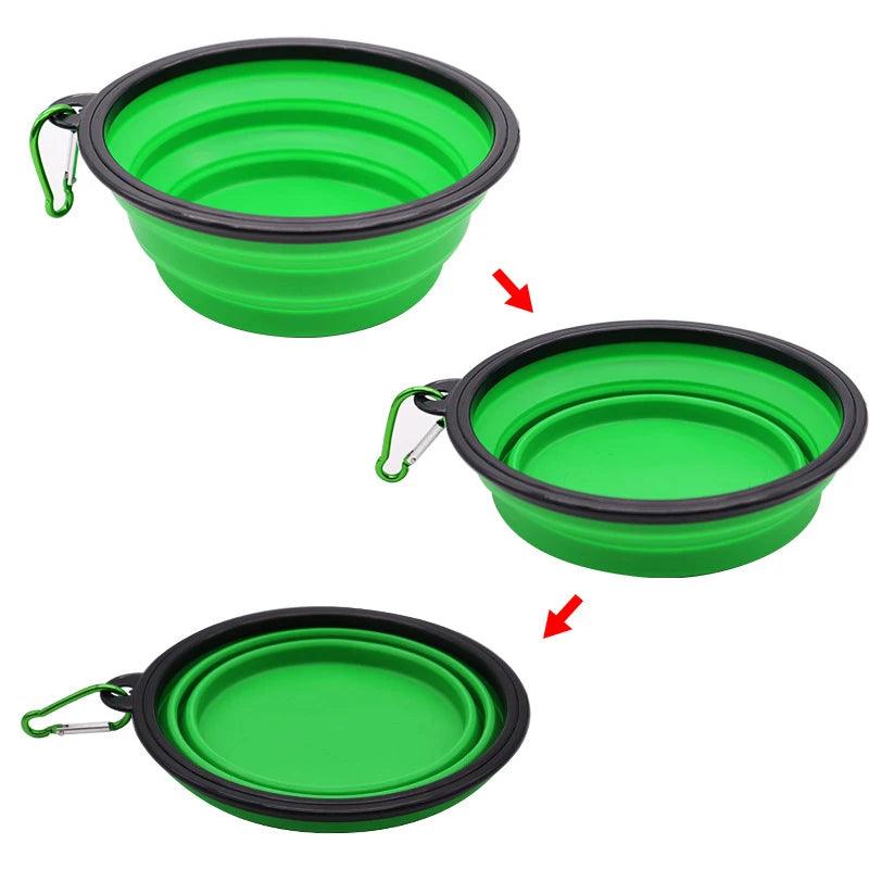 Travel Portable Feeding Bowls Dog - whiskerwonderland