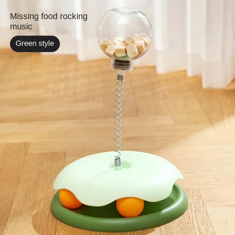 Cat Puzzle Food Leaking Ball Toy Cat Dog Interactive - whiskerwonderland