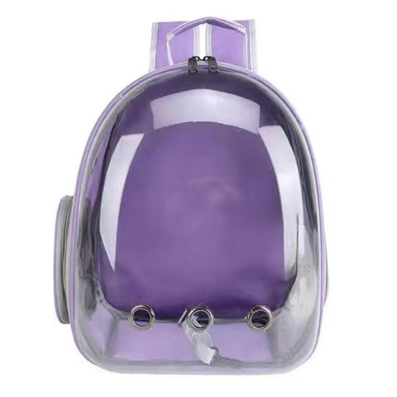 Travel Transparent Pet Cat Carrier Bag - whiskerwonderland