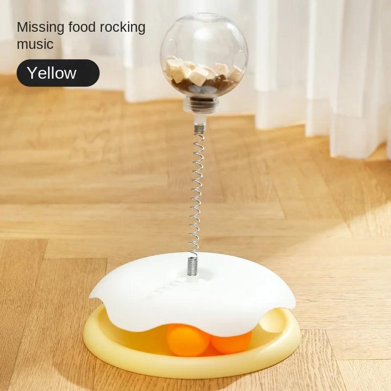 Cat Puzzle Food Leaking Ball Toy Cat Dog Interactive - whiskerwonderland