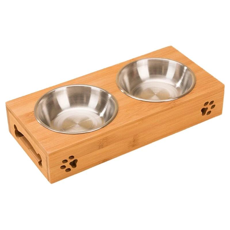 Dog Bowl Bamboo - whiskerwonderland