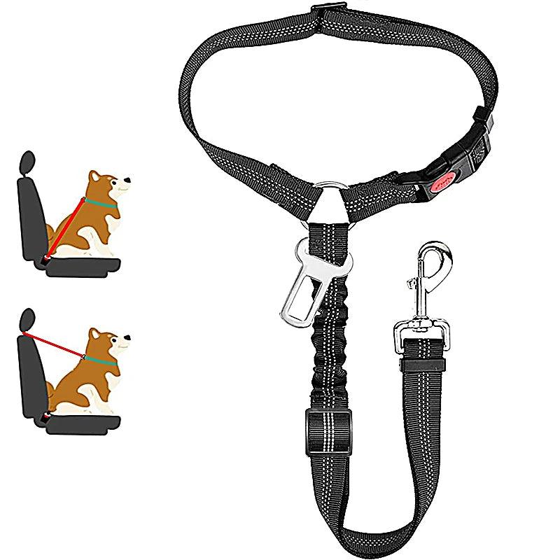 Dog Harness Leash Pet Car - whiskerwonderland