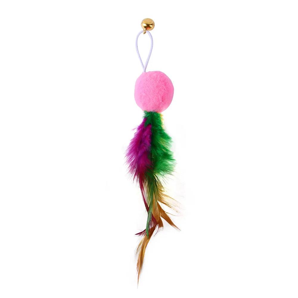 Funny Cat Stick Toy - whiskerwonderland