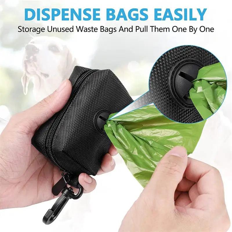 Pet Dog Poop Bag Holder Leash Attachment - whiskerwonderland