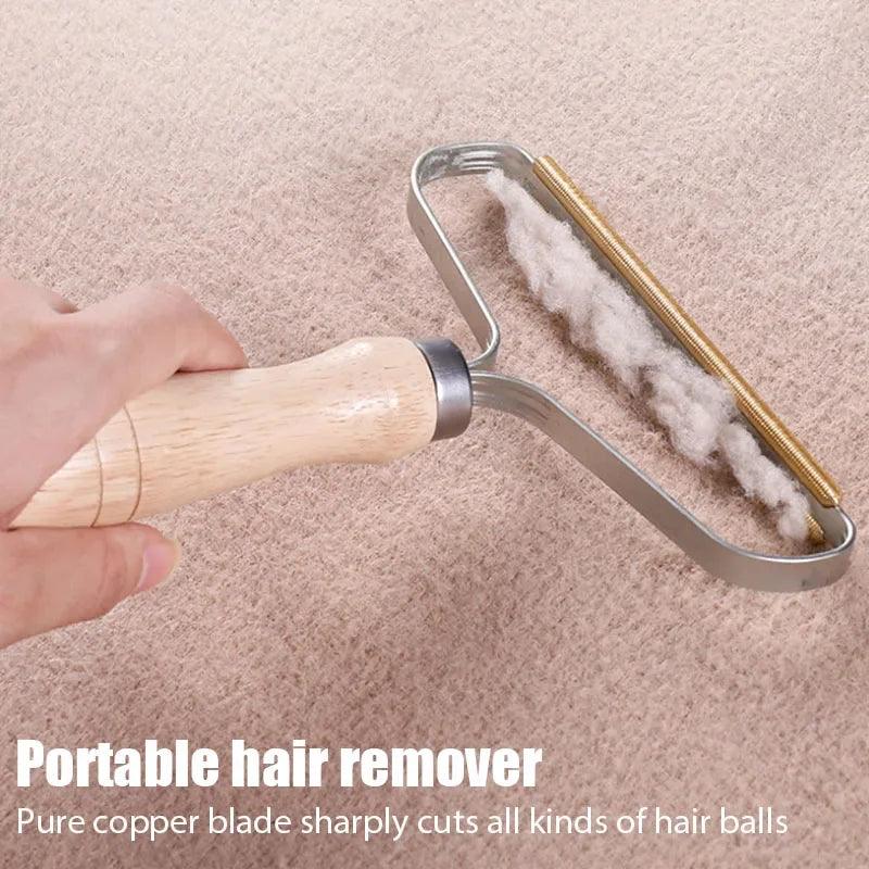 Portable Pet Hair Remover Manual Scraper - whiskerwonderland