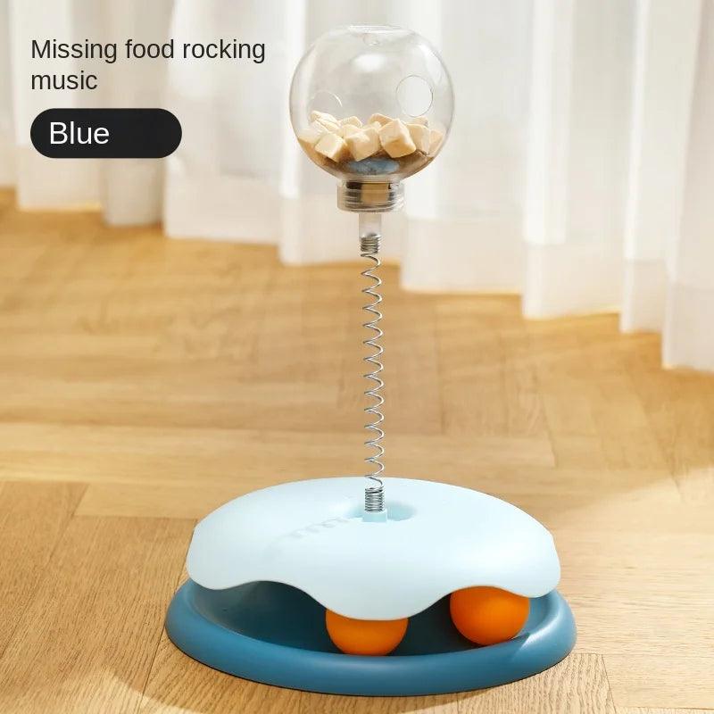 Cat Puzzle Food Leaking Ball Toy Cat Dog Interactive - whiskerwonderland