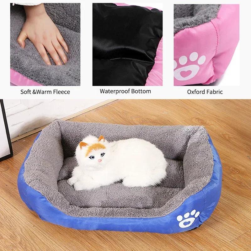 Large Square Dog Bed - whiskerwonderland