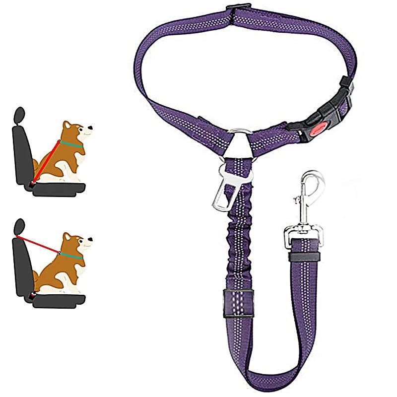 Dog Harness Leash Pet Car - whiskerwonderland