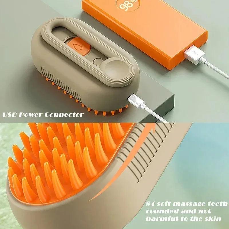 3 in 1 Pet Steam Brush - whiskerwonderland