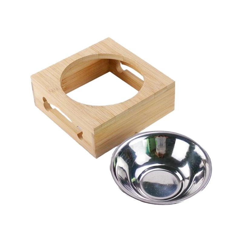 Dog Bowl Bamboo - whiskerwonderland