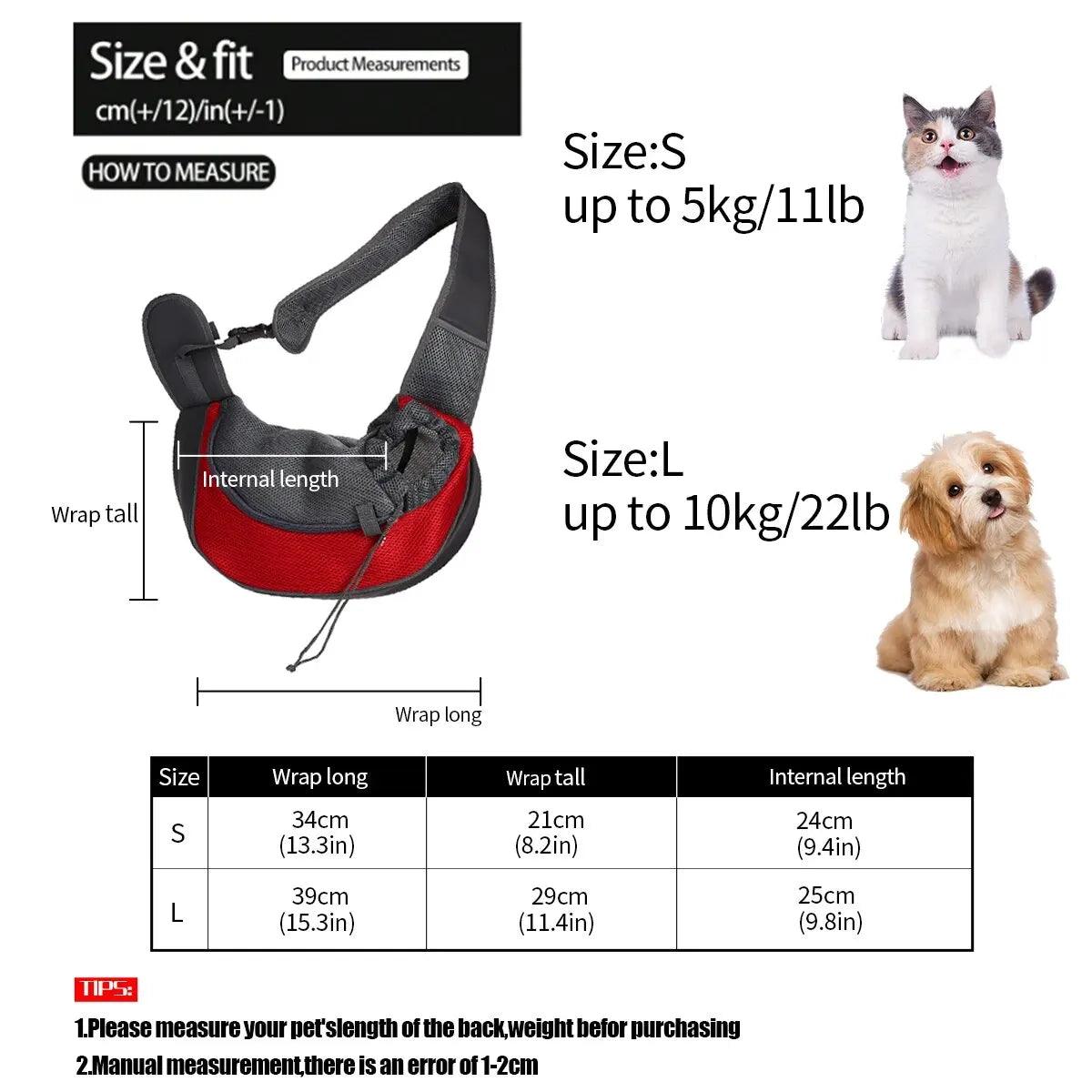 Pet Bag Cat Dog Travel - whiskerwonderland