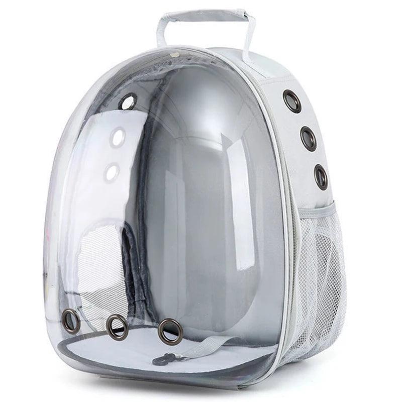 Travel Transparent Pet Cat Carrier Bag - whiskerwonderland