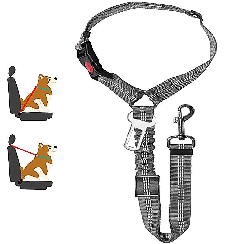 Dog Harness Leash Pet Car - whiskerwonderland