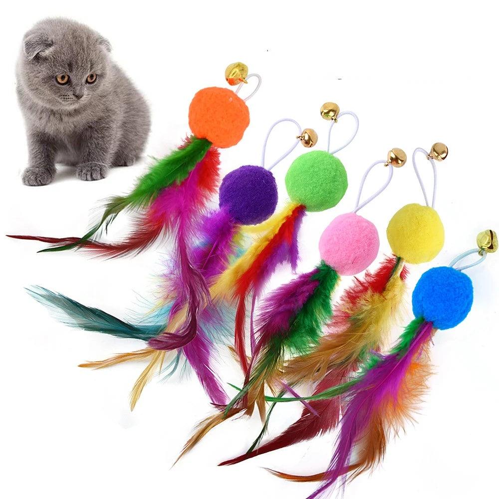 Funny Cat Stick Toy - whiskerwonderland