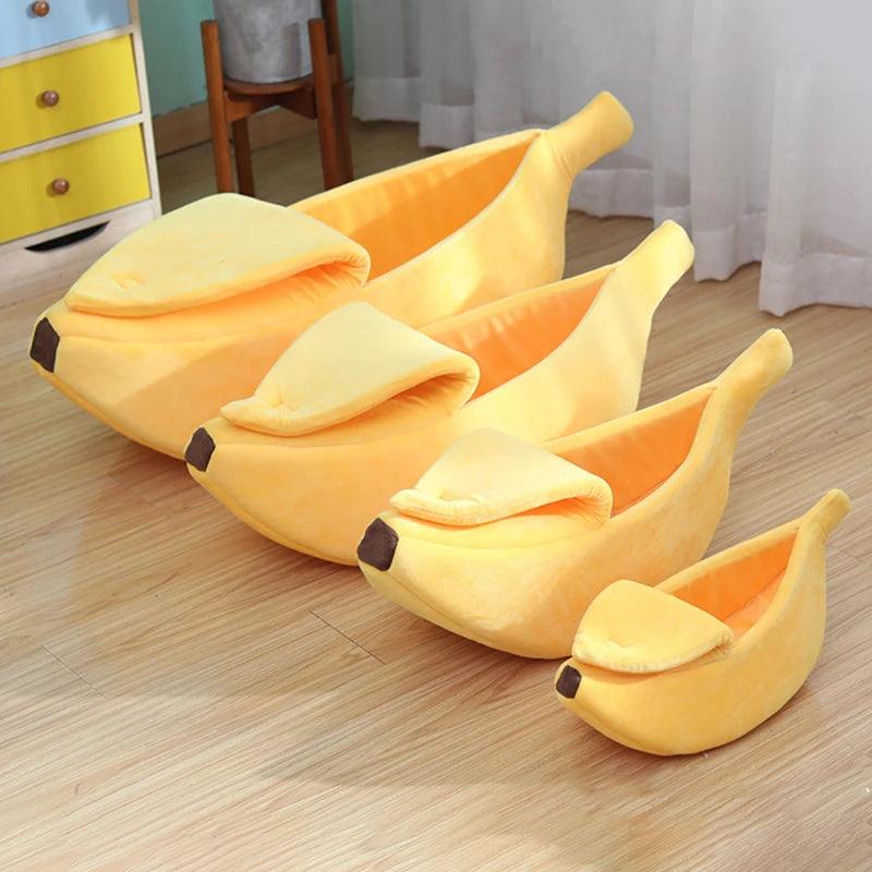 Banana Cat Bed - whiskerwonderland