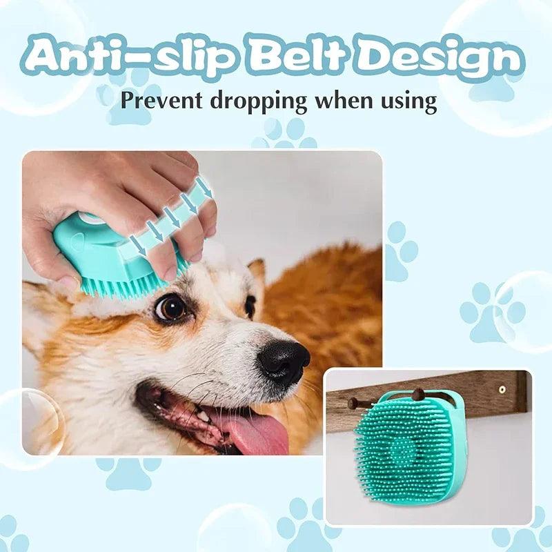 Cat Massage Brush Shampoo - whiskerwonderland