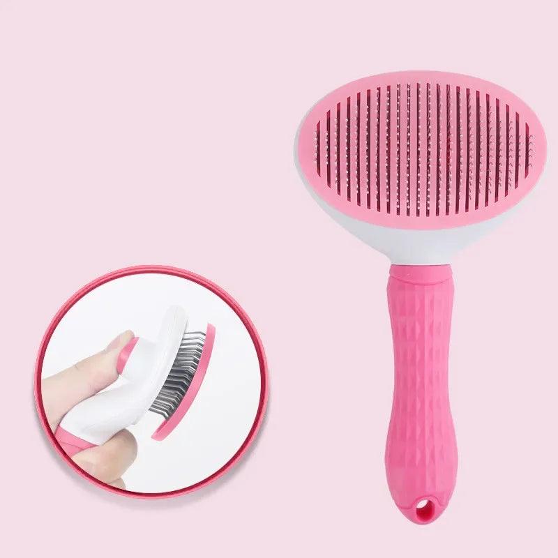 Cat Anti-Slip Grooming Brush Pet Hair - whiskerwonderland