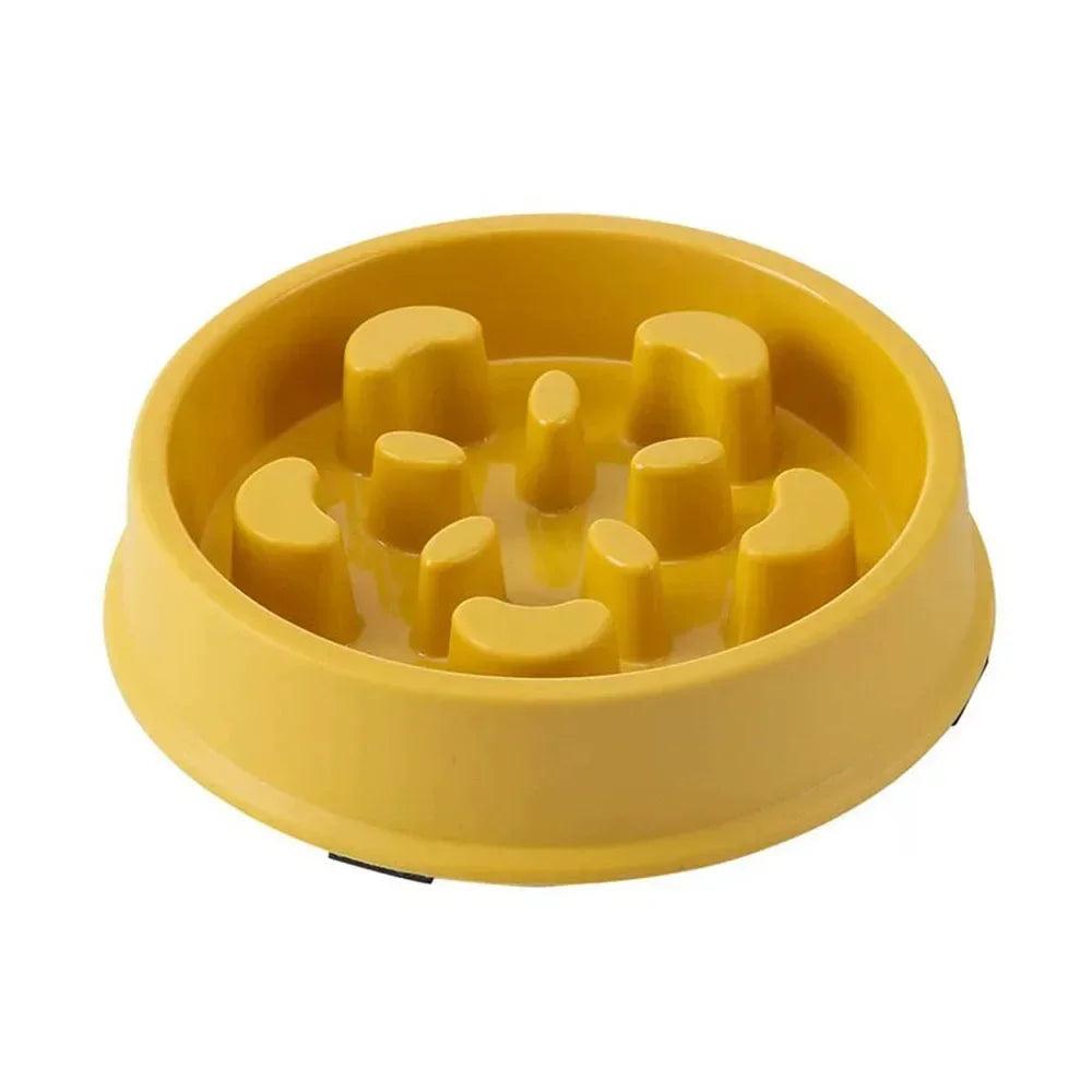 Pet Plastic Anti Choking Slow Food Bowl - whiskerwonderland