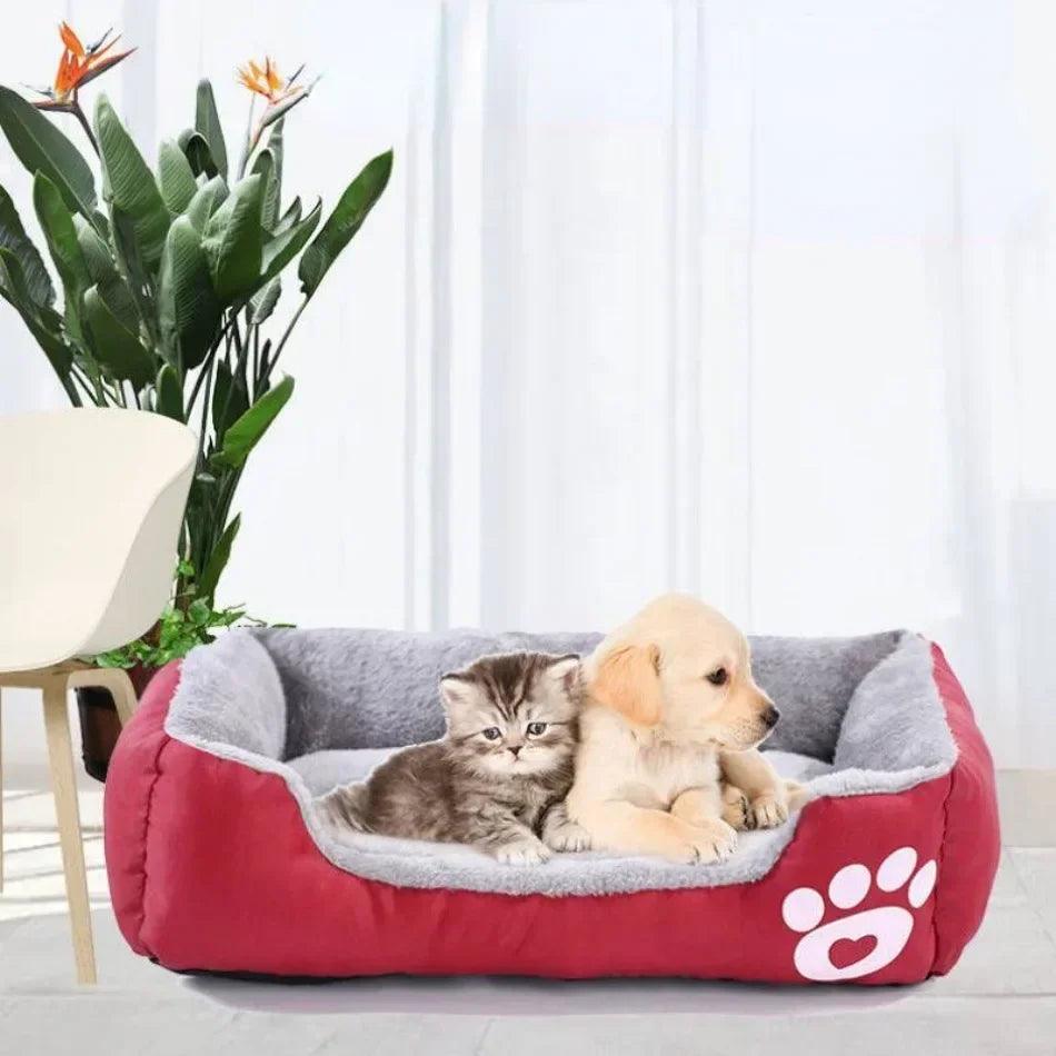 Large Square Dog Bed - whiskerwonderland