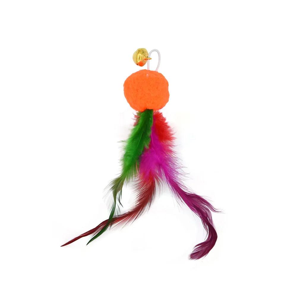 Funny Cat Stick Toy - whiskerwonderland