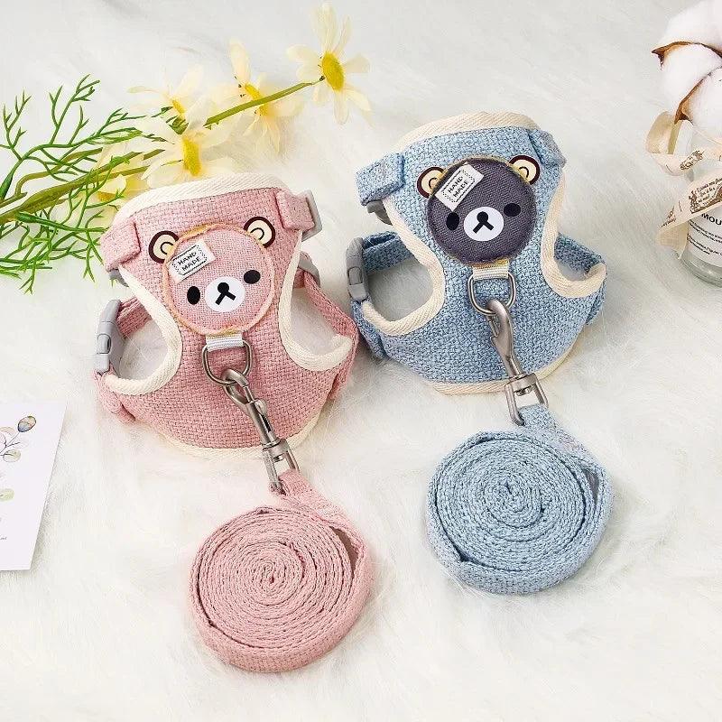 Cute Bear cat harness - whiskerwonderland